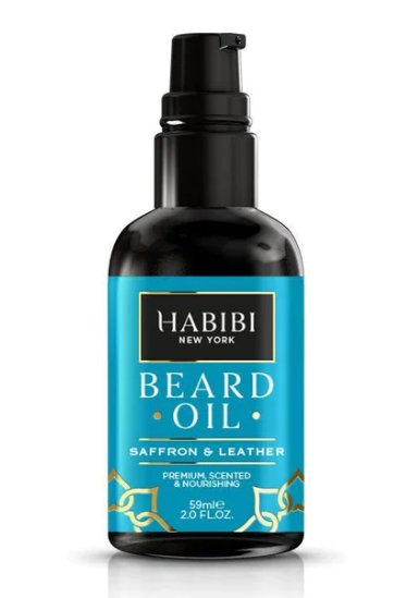 HABIBI ACEITE PARA BARBA AZAFRÁN Y CUERO - Quierox - Tienda Online