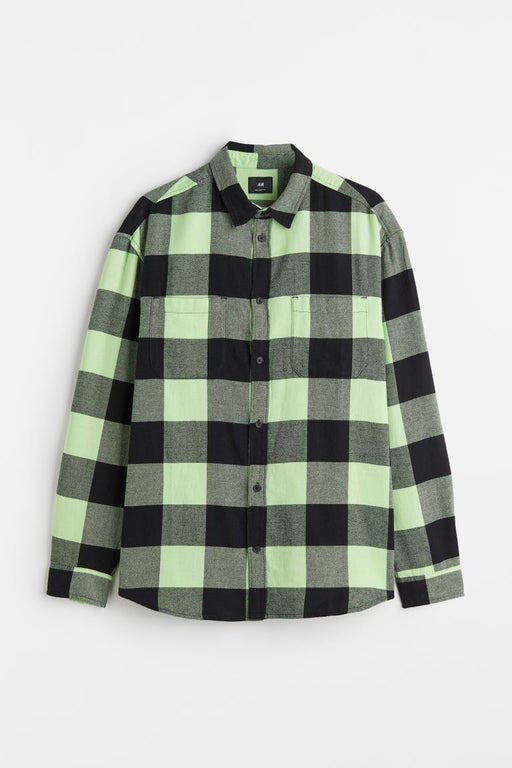 H&M Camisa de sarga de ajuste relajado - Quierox - Tienda Online