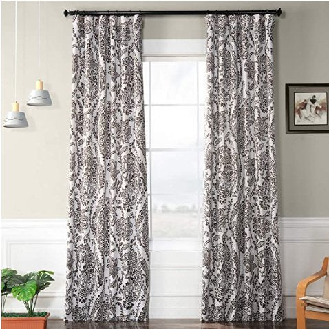 HPD Half Price Drapes Cortina de oscurecimiento de la sala de té de 1 panel - Quierox - Tienda Online