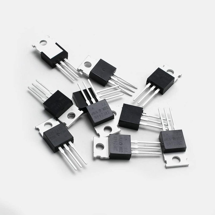 IRFZ44N Transistor MOSFET de potencia rectificador de canal N TO-220 (pack 10 piezas) - Quierox - Tienda Online