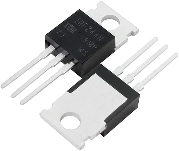 IRFZ44N Transistor MOSFET de potencia rectificador de canal N TO-220 (pack 10 piezas) - Quierox - Tienda Online