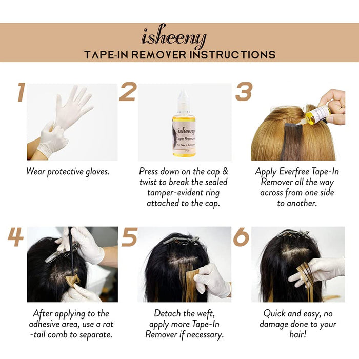 ISHEENY Removedor de extensiones adhesivas para extensiones de cabello - Quierox - Tienda Online