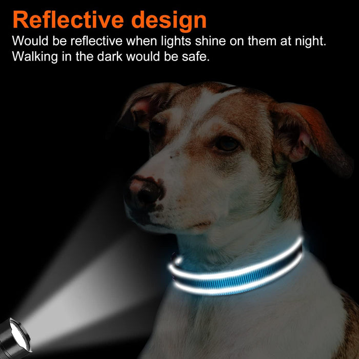 Joytale - Collar reflectante para perro, de neopreno suave y acolchado - Quierox - Tienda Online