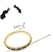 Kate Spade Spot The Spade - Pulsera fina en tono negro y dorado - Quierox - Tienda Online