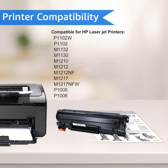 KCMYTONER 85A CE285A - Cartucho de tóner compatible con HP 85A, compatible con Hp - Quierox - Tienda Online