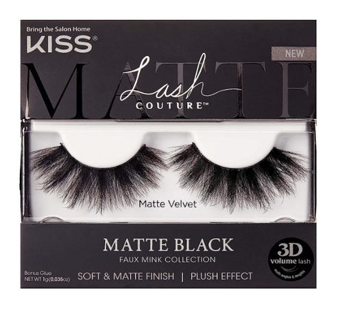 KISS Lash Couture Colección de visón sintético negro mate. - Quierox - Tienda Online