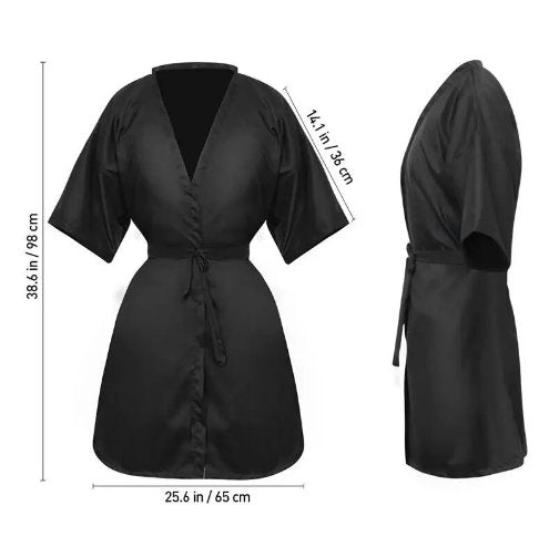 Lurrose-Bata para cliente de salón, bata para corte de pelo, estilo Kimono - Quierox - Tienda Online