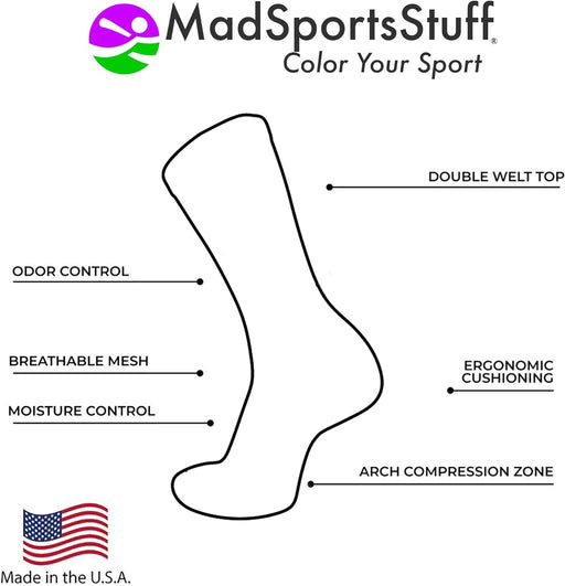 MadSportsStuff Calcetines Crazy Volleyball - Quierox - Tienda Online