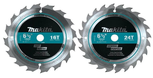 Makita T-01426 Juego de 2 hojas de sierra con punta de carburo, 6-1/2" - Quierox - Tienda Online