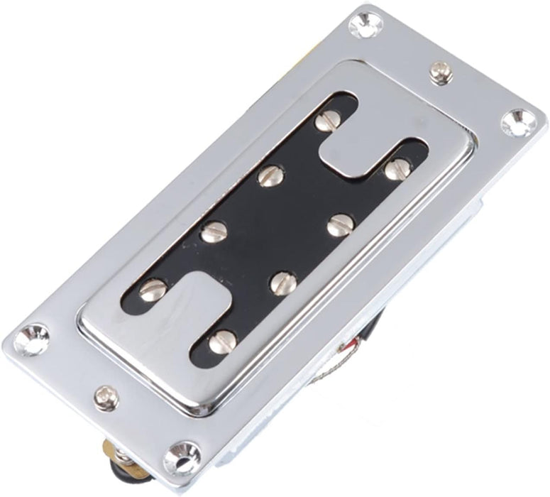 Mini estilo dos líneas 8 agujeros 4 cuerdas bajo eléctrico reemplazo de pastilla de guitarra - Quierox - Tienda Online