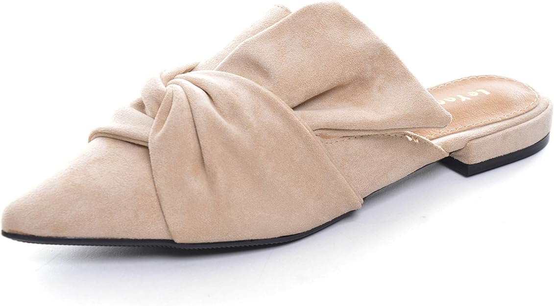 Mules para mujer sin cordones con parte trasera abierta, ante sintético - Quierox - Tienda Online