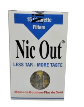 Nic Out 15 filtros menos alquitrán - Quierox - Tienda Online