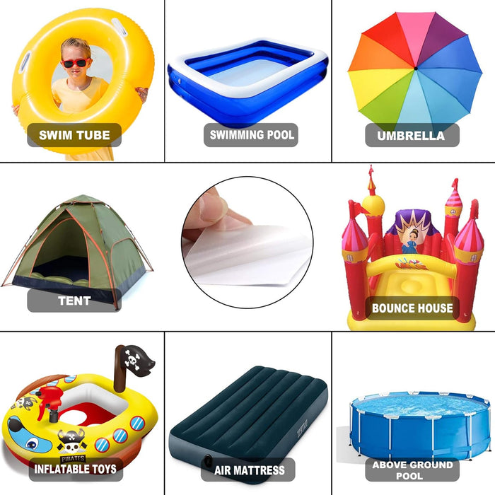 Pack de 5 de reparación de parches de piscina de TPU para colchón de aire, piscina - Quierox - Tienda Online