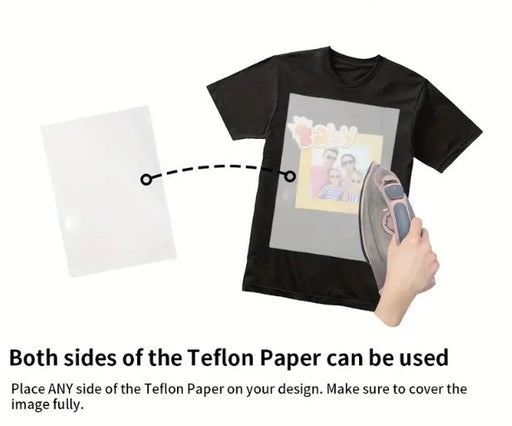 Papel de teflón brillante para camisetas de transferencia de calor - Quierox - Tienda Online