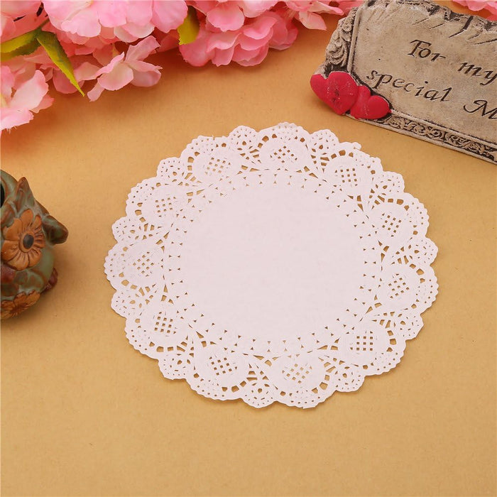 Papel encaje Doilies para la decoración de vajilla de boda 250pcs - Quierox - Tienda Online