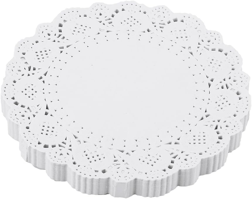 Papel encaje Doilies para la decoración de vajilla de boda 250pcs - Quierox - Tienda Online