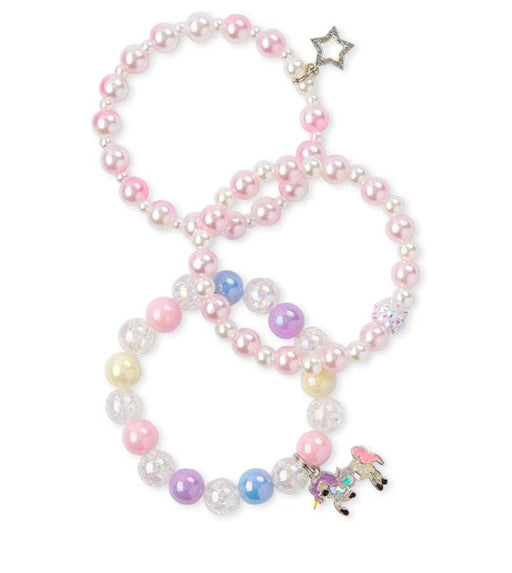 Paquete De 3 Pulseras Con Cuentas De Unicornio Para Niñas - Quierox - Tienda Online