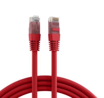 Patch Cord RJ45 Cat.5e U/UTP PVC CCA rojo - Quierox - Tienda Online