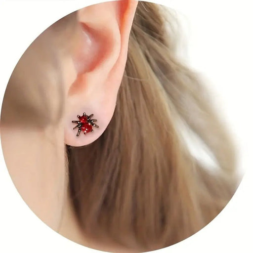 Pendientes Góticos Con Forma De Araña Para Fiesta De Halloween - Quierox - Tienda Online