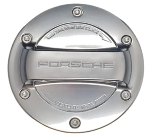 Porsche tapa de gas, símil aluminio - Quierox - Tienda Online