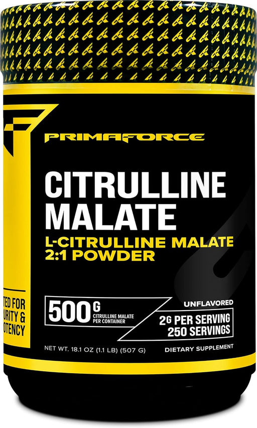 PrimaForce Polvo de malato de L-citrulina, suplemento sin sabor - Quierox - Tienda Online