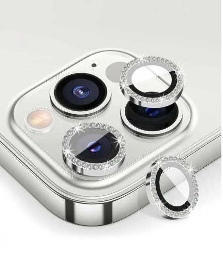 Protector de lentes cámara con diseño de diamante de imitación ojo de águila - Quierox - Tienda Online