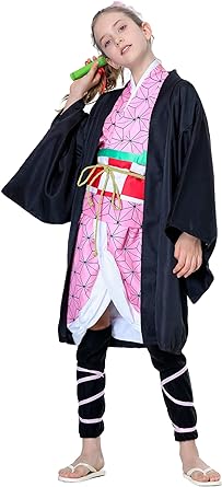 SAMDIGO Disfraz Anime Slayer Nezuk Cosplay,Traje De Kimono - Quierox - Tienda Online