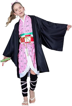 SAMDIGO Disfraz Anime Slayer Nezuk Cosplay,Traje De Kimono - Quierox - Tienda Online