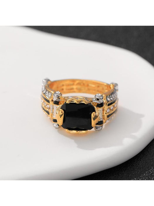 SHEIN 1 pieza Anillo diamante detalle de aleación de hombres moda - Quierox - Tienda Online