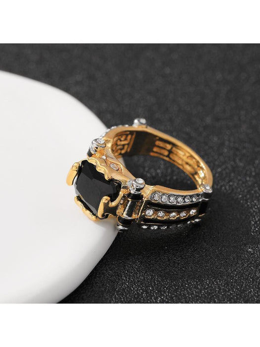 SHEIN 1 pieza Anillo diamante detalle de aleación de hombres moda - Quierox - Tienda Online