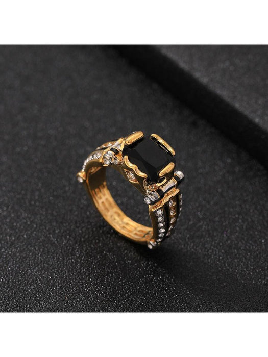 SHEIN 1 pieza Anillo diamante detalle de aleación de hombres moda - Quierox - Tienda Online