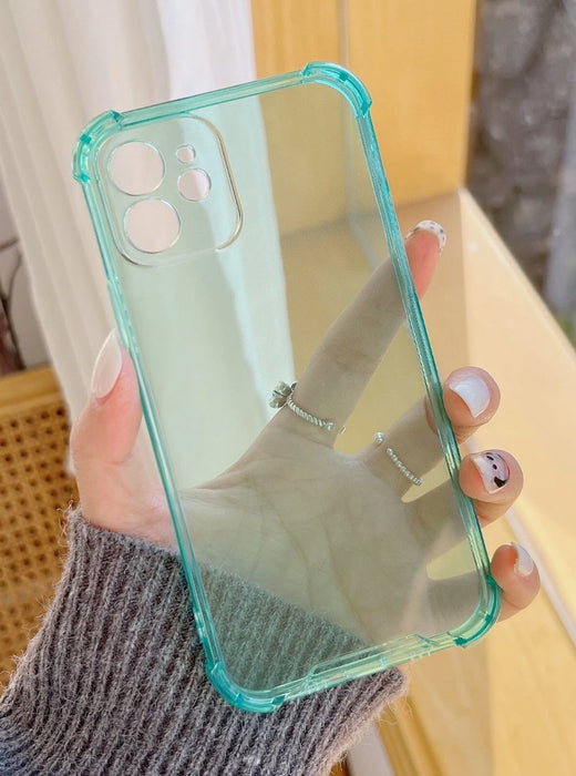 SHEIN- Cover verde transparente para iphone 12 pro max - Quierox - Tienda Online