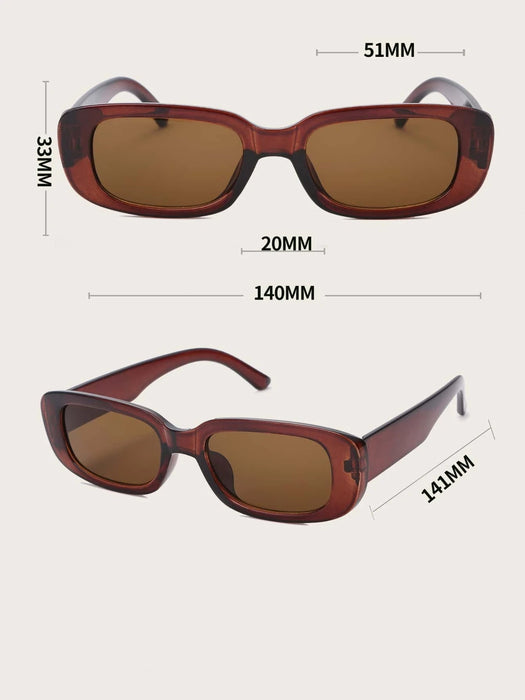 SHEIN Gafas con montura cuadrada pequeña - Quierox - Tienda Online