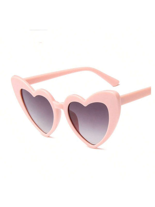 SHEIN Gafas De Sol Rosas Con Estilo De Diseño De Corazón - Quierox - Tienda Online