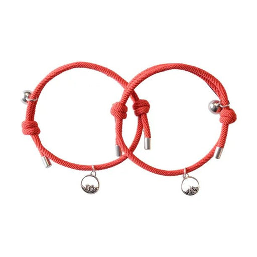 SHEIN Para de amantes pulsera magnética distancia pulsera - Quierox - Tienda Online