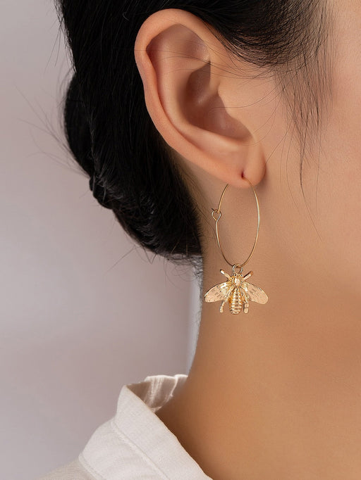 Shein Pendientes colgantes con decoración de abeja - Quierox - Tienda Online