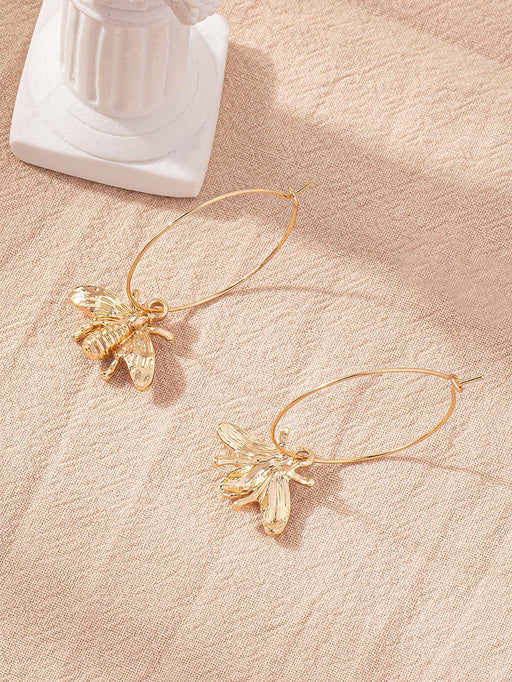 Shein Pendientes colgantes con decoración de abeja - Quierox - Tienda Online