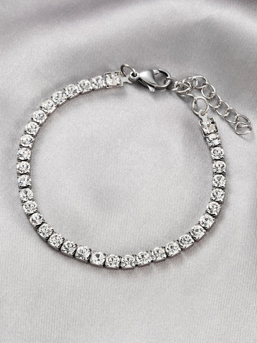 Shein Pulsera con decoración de diamantes de imitación - Quierox - Tienda Online