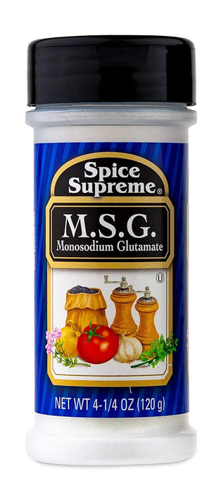 Spice Supreme M.S.G. Glutamato monosÃ³dico, coctelera de plÃ¡stico, 4.25 oz. - Quierox - Tienda Online