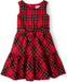 THE CHILDREN PLACE Vestido Escalonado A Cuadros Para Niñas - Classicred - Quierox - Tienda Online