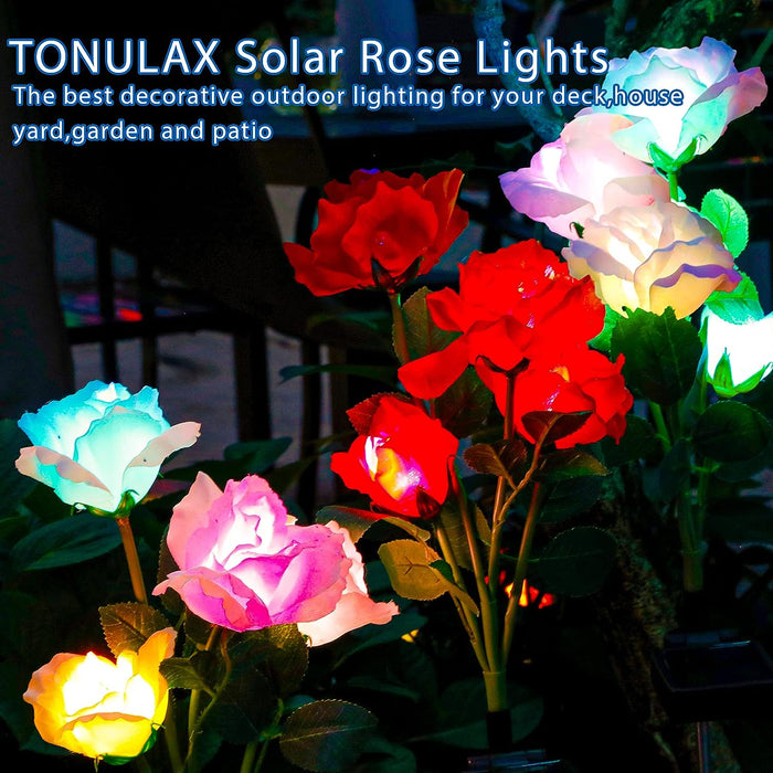 TONULAX Luces solares de jardín – La última versión de luces solares para exteriores - Quierox - Tienda Online