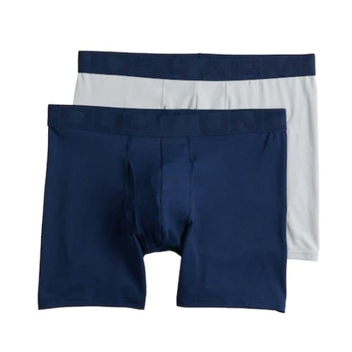 Under Armour Paquete de 2 calzoncillos boxer de malla tecnológica de 6" gris/azul - Quierox - Tienda Online