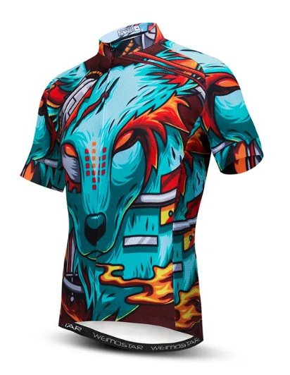 Weimostar Jersey de ciclismo manga corta hombres 3D - Quierox - Tienda Online