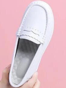 Zapatos De Trabajo Deportivos Blancos De Moda Para Mujeres - Quierox - Tienda Online